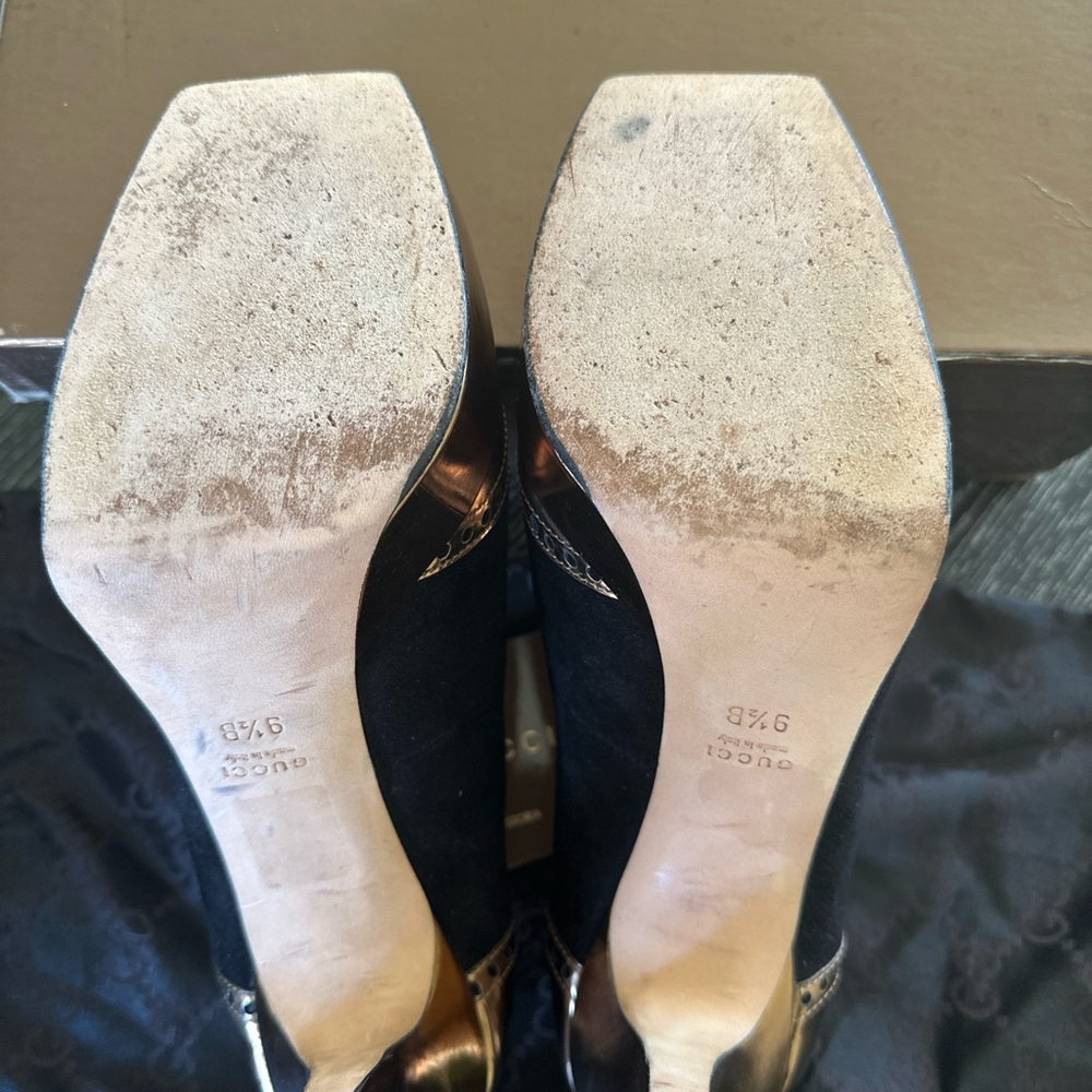 Gucci , platform, black, 9 1/2 - Picture 5 of 6